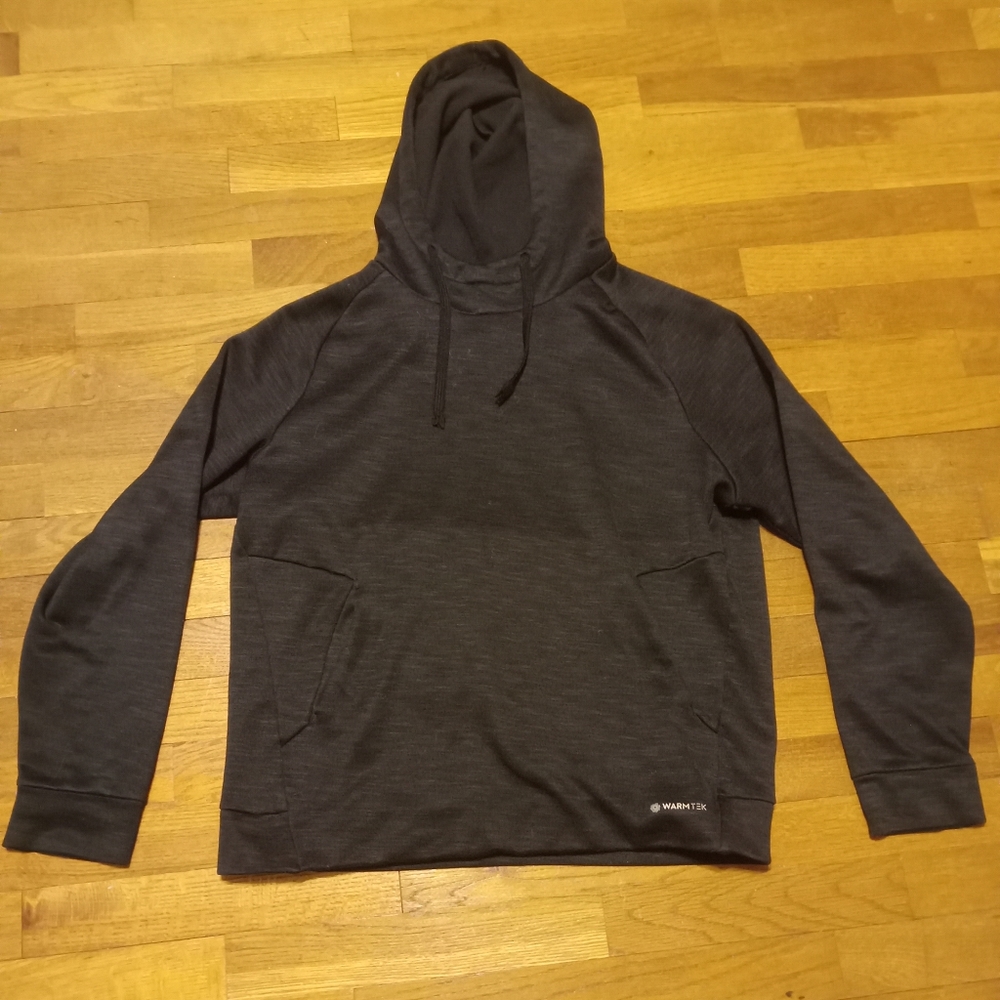 Black WARMTEK hoodie size small 100% polyester